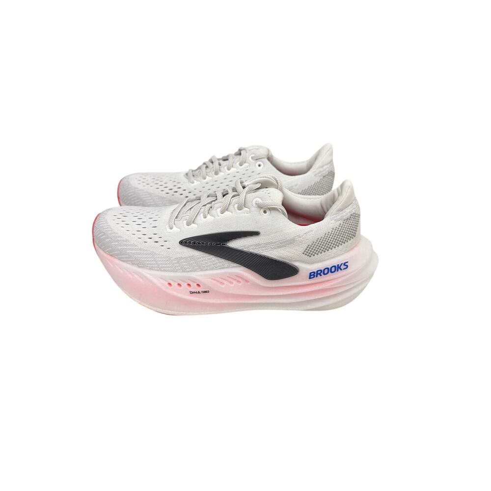 Brooks Shoes Women's Glycerin Max White Black Pink Sneakers Size 9